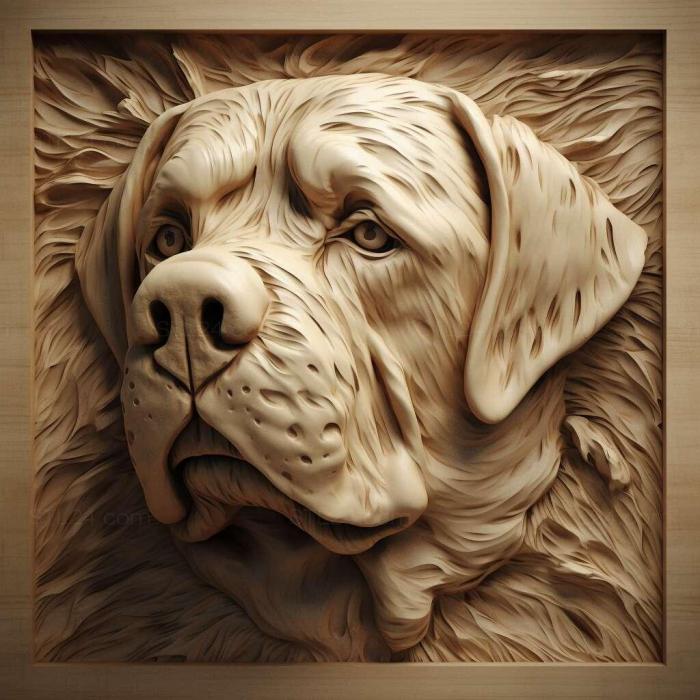 Nature and animals (st Sharpey dog 2, NATURE_94) 3D models for cnc